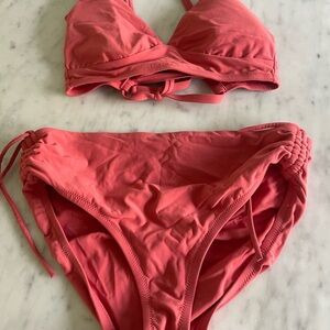 CALIA by Carrie Underwood Coral Bikini Set